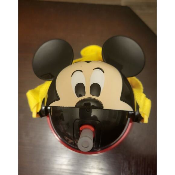 Disney Mickey Mouse Flip Top Canteen Cup No Spills Kids Water Bottle with Straw - Picture 4 of 5